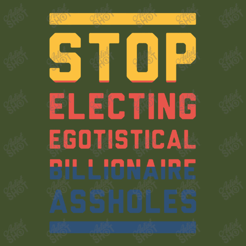 Stop Electing Egotistical Billionaire Assholes Sun Shade Cap by calvin garis | Artistshot