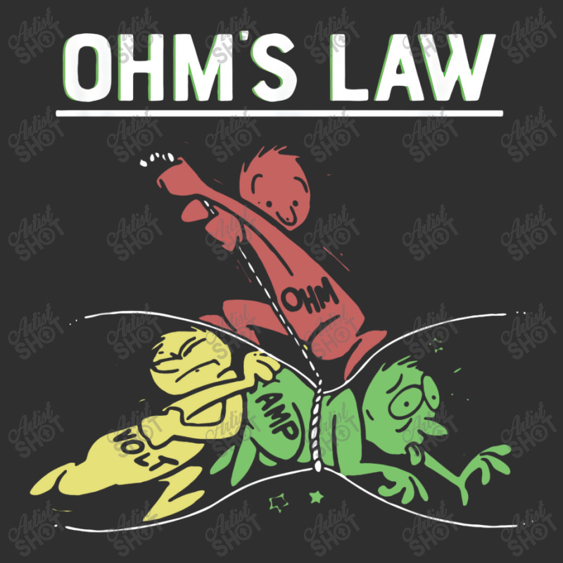 Ohms Law Funny Snapback Trucker Cap by Loris Asa | Artistshot