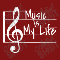 Music Is My Life Musical Note Snapback Trucker Cap | Artistshot