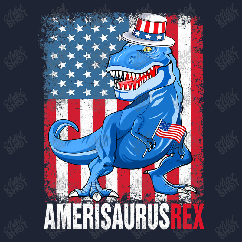 Dinosaur 4th Of July Kids Boys Men A.me.ri.saurus T Rex Funny T Shirt Snapback Trucker Cap | Artistshot