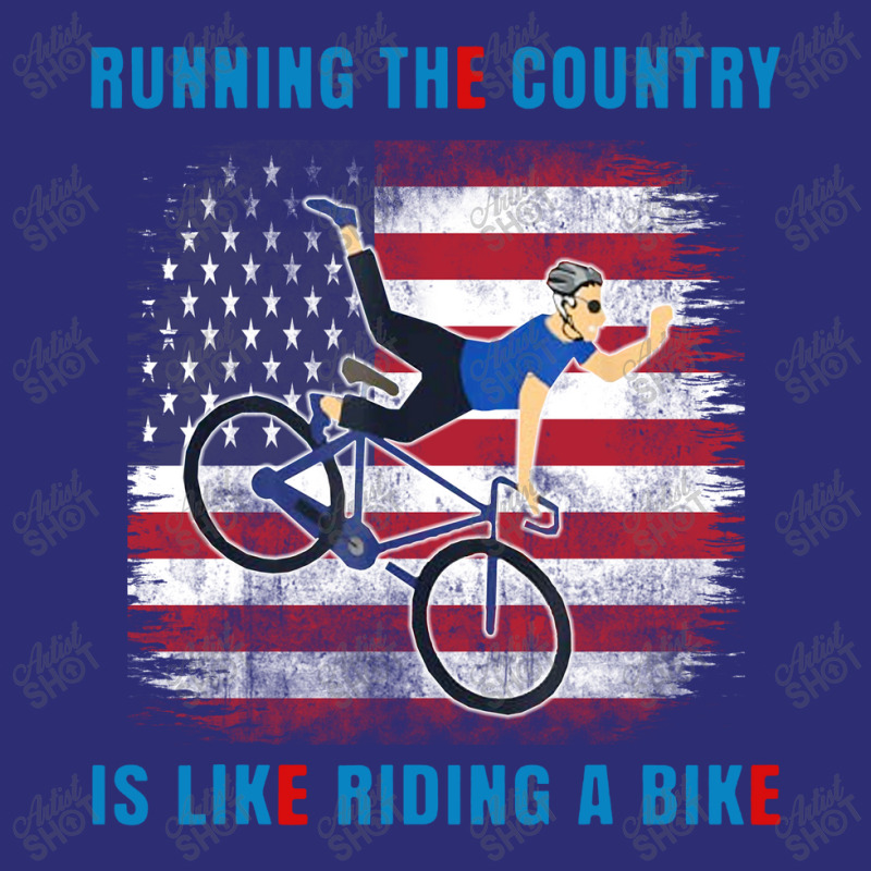 Biden Running The Country Is Like Riding A Bike Snapback Trucker Cap | Artistshot