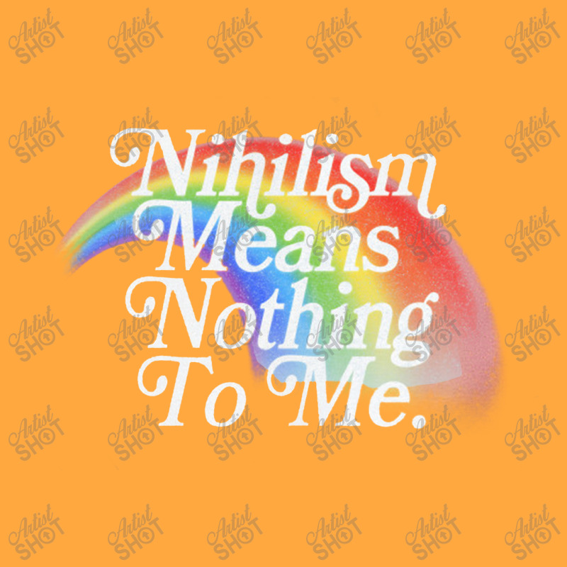 Nihilism Means Nothing To Me, Vintage Style Faded Rainbow Design Foam Trucker Hat by qulonuhun | Artistshot