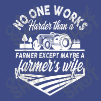 No One Works Harder Than A Farmer Except Maybe Farmer S Wife T Shirt Adjustable Baseball Cap | Artistshot