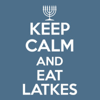 Keep Calm Eat Latkes Hanukkah Jewish Celebration Holiday Premium T Shi Dyed Cap | Artistshot