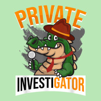 Alligator Dressed As Detective   Funny Private Investigator T Shirt Dyed Cap | Artistshot