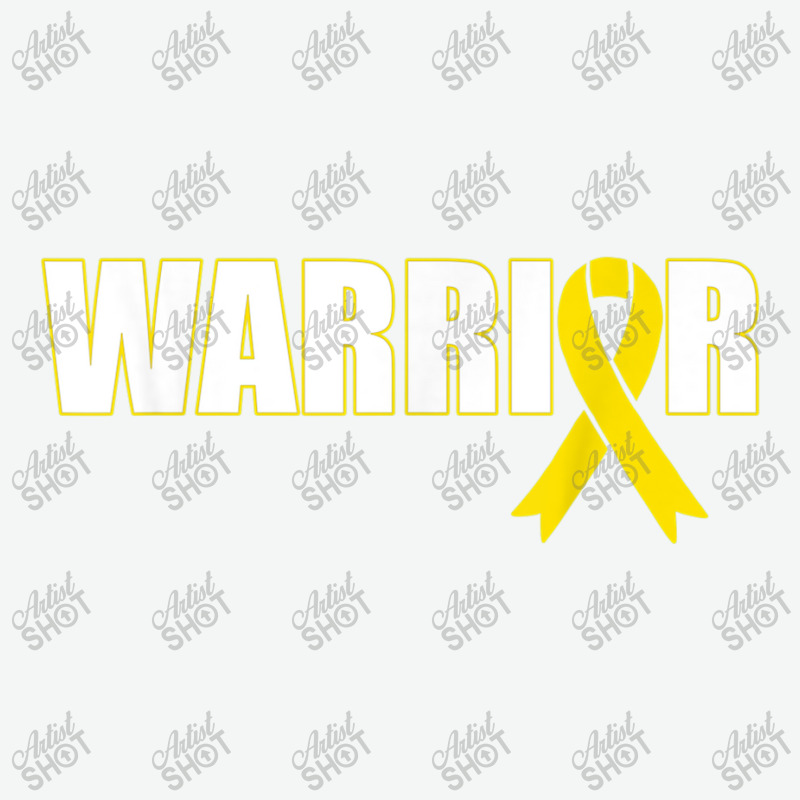 Bone Cancer Warrior Sarcoma Yellow Ribbon Urban Heavy T-shirt | Artistshot