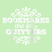 Bookmarks Are For Quitters Fancy Vintage White Text Raglan Baseball Te Urban Heavy T-shirt | Artistshot