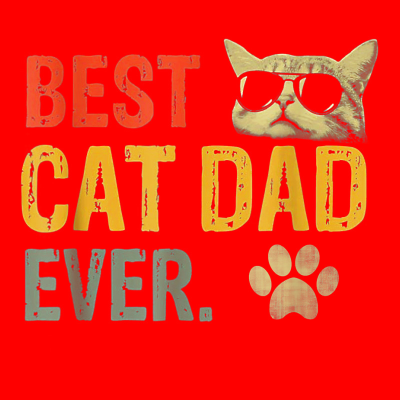 Vintage Best Cat Dad Ever T Shirt Cat Daddy Gift T Shirt Bomber Jacket | Artistshot