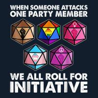 When Someone Attacks One Party Member We Roll For Initiative T Shirt Beanie | Artistshot