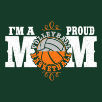 I'm A Proud Basketball Volleyball Mom  Combined Sports Visor Hat | Artistshot