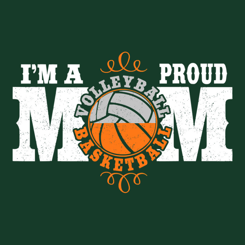 I'm A Proud Basketball Volleyball Mom  Combined Sports Visor hat by Binhthai9809 | Artistshot