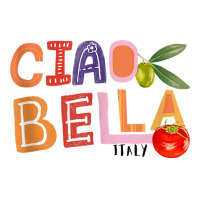 Funny Ciao Bella Saying Italy Garden For Italian Foods Lover Tank Top Visor Hat | Artistshot