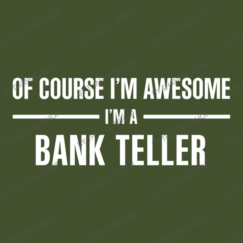 I'm Awesome I'm A Bank Teller Sun Shade Cap by thanchashop | Artistshot