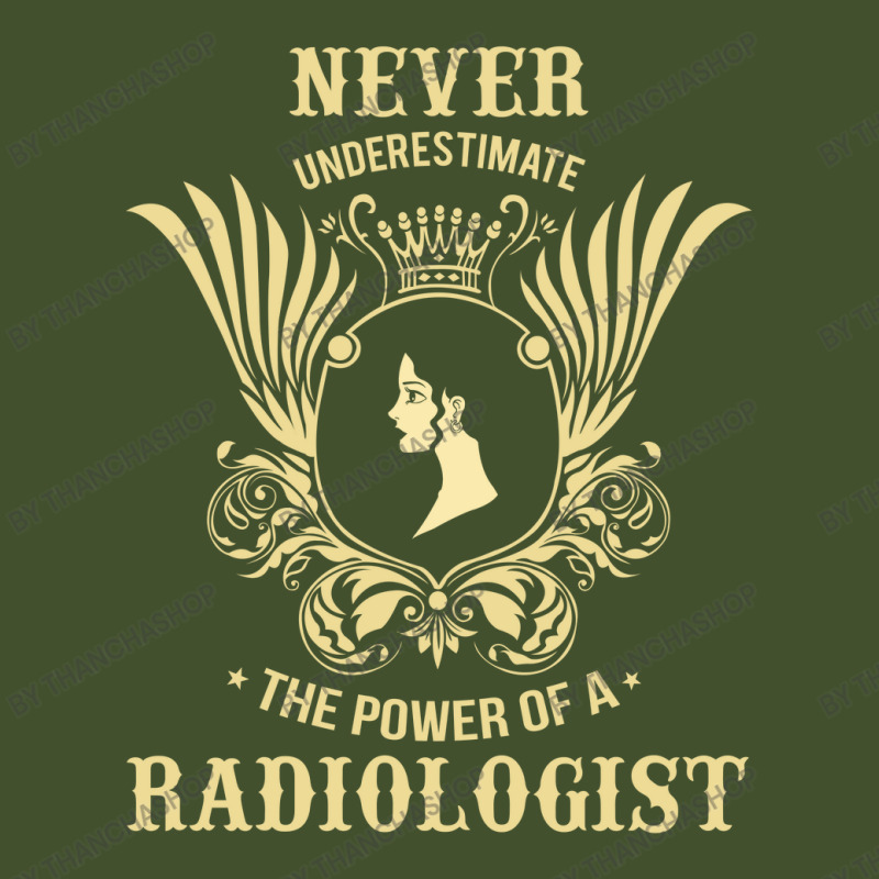 Never Underestimate The Power Of A Radiologist Sun Shade Cap by thanchashop | Artistshot