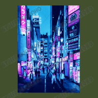 Tokyo Neon Night Synthwave Sun Shade Cap | Artistshot