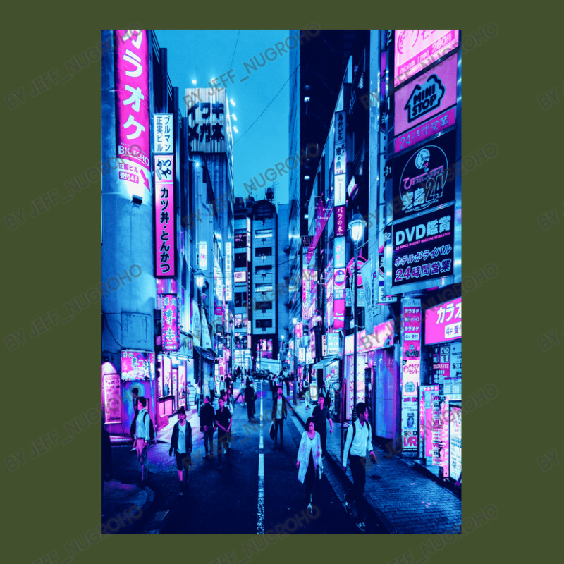 Tokyo Neon Night Synthwave Sun Shade Cap by Jeff_Nugroho | Artistshot