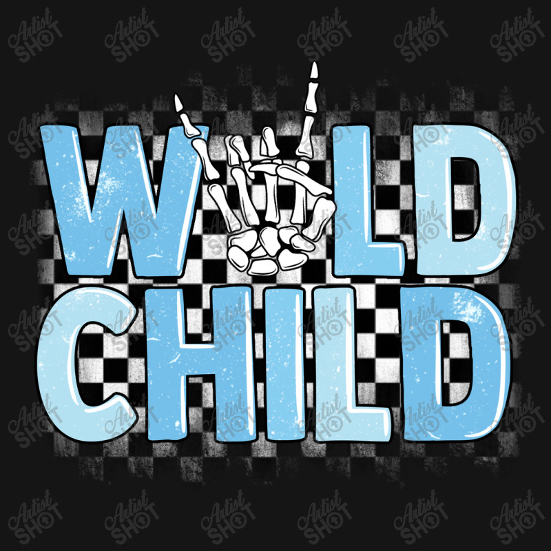 Wild Child Checkered Mesh Cap | Artistshot