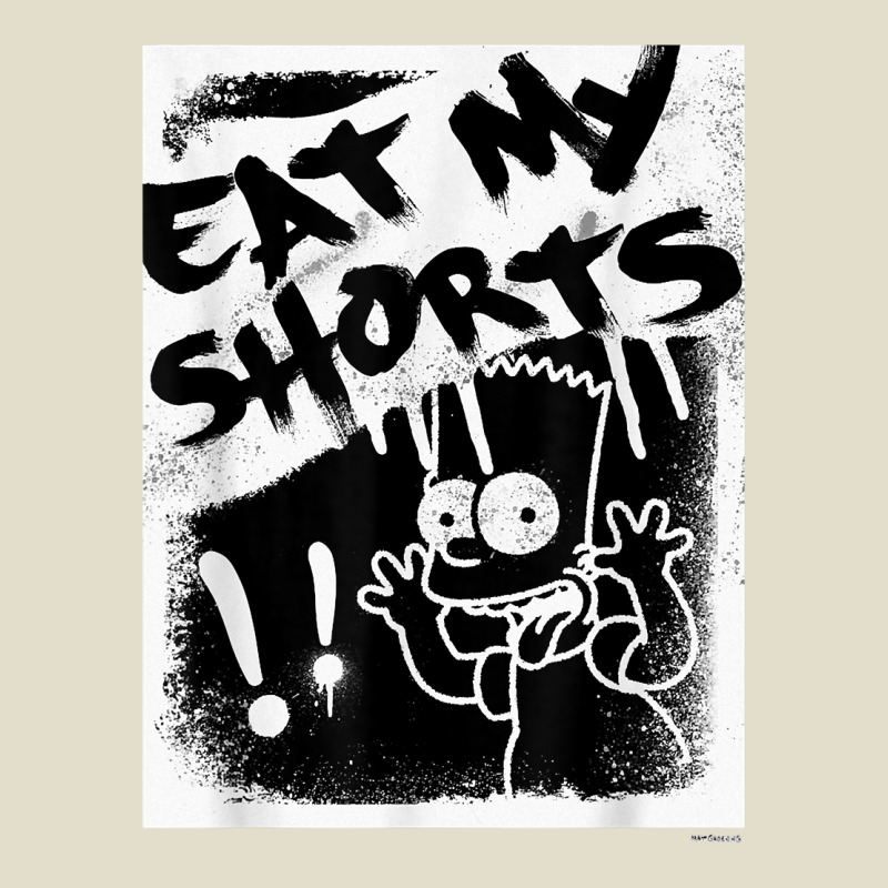 The Simpsons Bart Simpson Eat My Shorts Spray Paint Graffiti T Shirt Adjustable Baseball Cap by evansjalayia | Artistshot