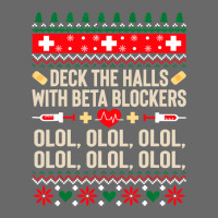 Deck The Halls With Beta Blockers Nurse Ugly Christmas Sweatshirt Adjustable Baseball Cap | Artistshot