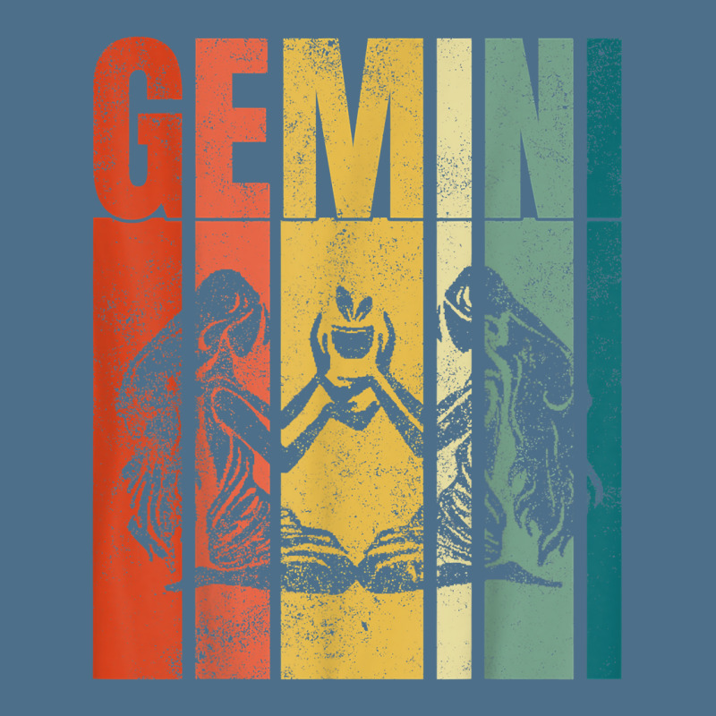 Vintage Gemini Man Astrology Lover Zodiac Gemini Birthday T Shirt Dyed Cap by ReagerAero | Artistshot