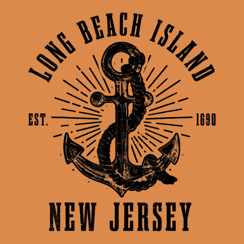 Long Beach Island Est. 1690 New Jersey Vintage Nautical T Shirt Dyed Cap by marshall0976 | Artistshot