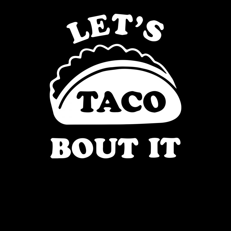 Let's Talk About It Tacos Funny Oval Patch | Artistshot