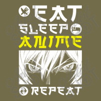 Eat Sleep Anime Repeat Tee Funny Dyed Cap | Artistshot