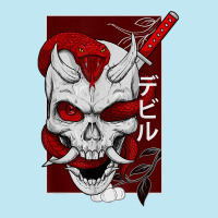 Japanese Demon Face Skull Devil With Snake Katana Nippon Art T Shirt Urban Pullover Hoodie | Artistshot