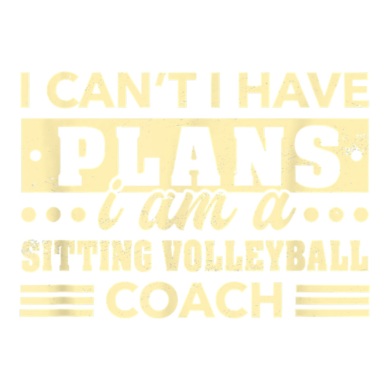 I Can't I Have Plans Sitting Volleyball Coach Funny T Shirt Bomber Jacket | Artistshot