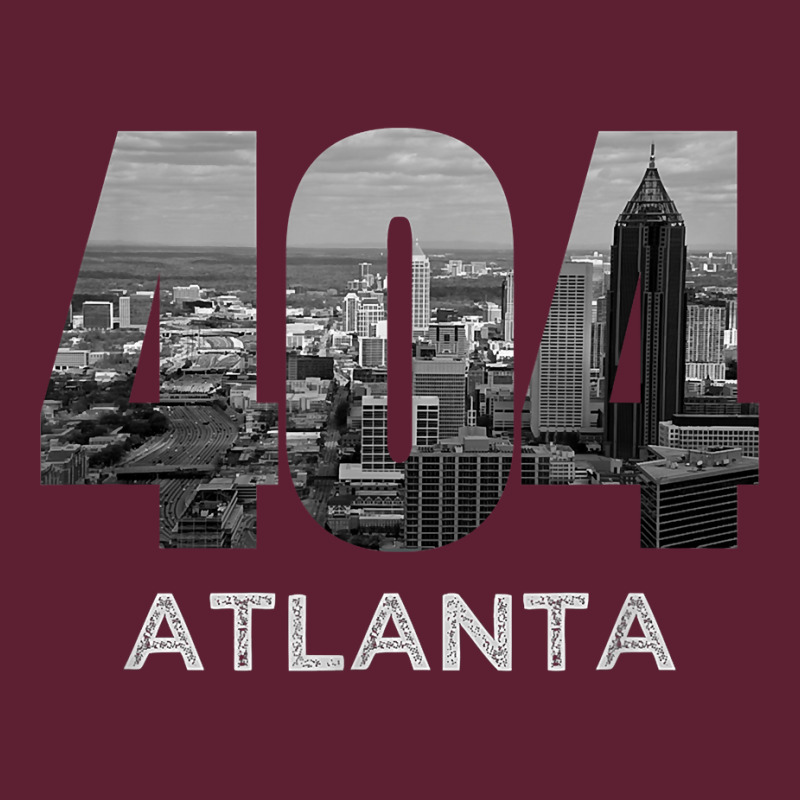 City Skyline Area Code 404 Downtown Atlanta Georgia Souvenir T Shirt Beanie by paisleafuscaldo | Artistshot