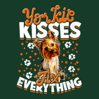 Yorkie Kisses Fix Everything   Yorkshire Terrier T Shirt Visor Hat | Artistshot