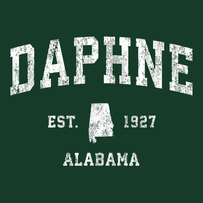 Daphne Alabama Al Vintage Athletic Sports Design T Shirt Visor hat by adrienskradski | Artistshot