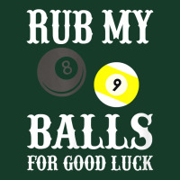 Funny Billiards Tshirt Rub My Balls For Good Luck Visor Hat | Artistshot