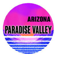 Vintage Paradise Valley Shirt Vaporwave Arizona Visor Hat | Artistshot