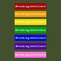 #breakingcodesilence,rainbow ,alliance ,breaking Code Silence Sun Shade Cap | Artistshot