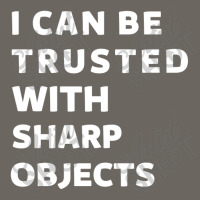 I Can Be Trusted With Sharp Objects Sun Shade Cap | Artistshot