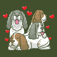 English Springer Spaniel T  Shirt English Springer Spaniel Dog Heart M Sun Shade Cap | Artistshot