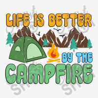 Life Is Better By The Campfire Portrait Canvas Print | Artistshot