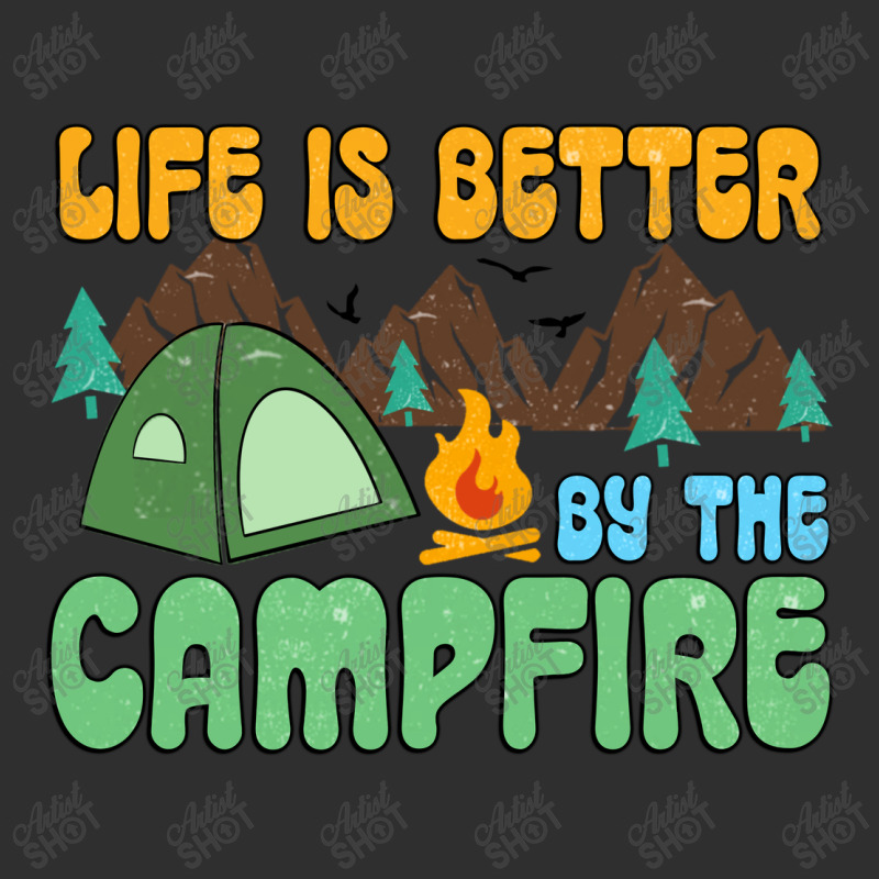 Life Is Better By The Campfire Oval Leatherette Patch | Artistshot