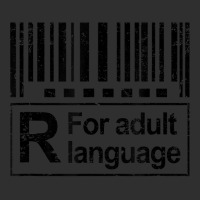 Barcode Sign R For Adult Language Warning Label Sign T Shirt Snapback Trucker Cap | Artistshot