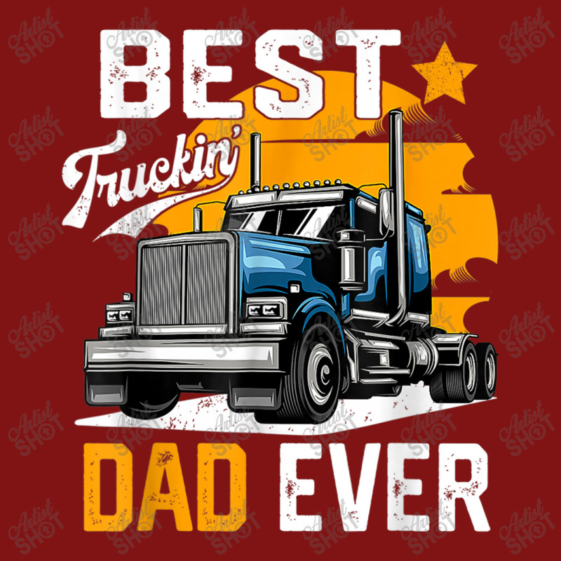 Trucker Best Truckin' Dad Ever S For Trucker Papa Grandpa Snapback Trucker Cap by urethrapricey | Artistshot