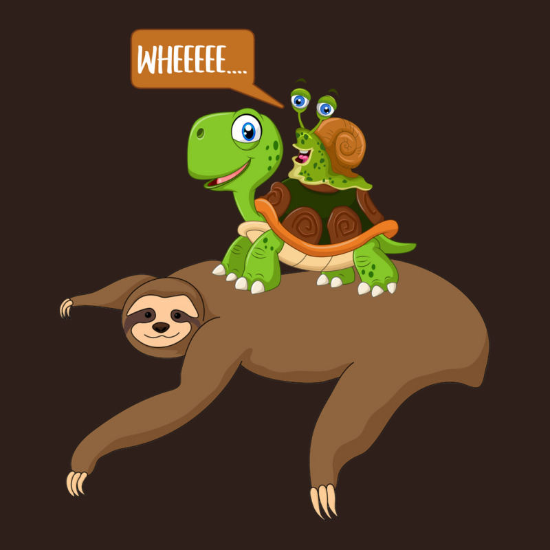 Snail Riding Sloth And Turtle Funny Running Tee Foam Trucker Hat by LisaSnyder | Artistshot