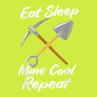 Coal Miner Eat Sleep Mine Coal Repeat T Shirt Adjustable Baseball Cap | Artistshot