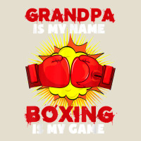 Grandpa Is My Name Boxing Is My Game Sport Fighting Boxer Adjustable Baseball Cap | Artistshot