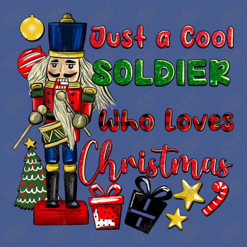 Just A Cool Soldıer Who Loves Christmas Adjustable Baseball Cap | Artistshot