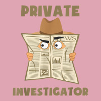 Private Investigator Spying Through Newspaper Secret Eye T Shirt Dyed Cap | Artistshot