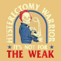 Womens Hysterectomy Warrior It's Not For The Weak   Ovarian Surgery T Dyed Cap | Artistshot