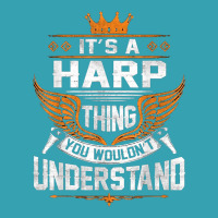 Musical Harpist Orchestra Funny Sarcastic It's A Harp Thing T Shirt Dyed Cap | Artistshot