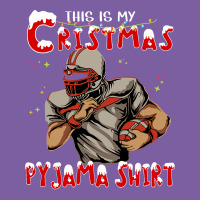 Football This Is My Christmas Pajama Funny Xmas Football Player 446 Dyed Cap | Artistshot