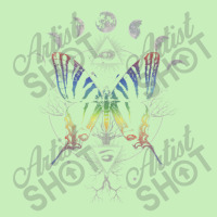 Moon Cycle Rainbow Butterfly Circle Urban Heavy T-shirt | Artistshot